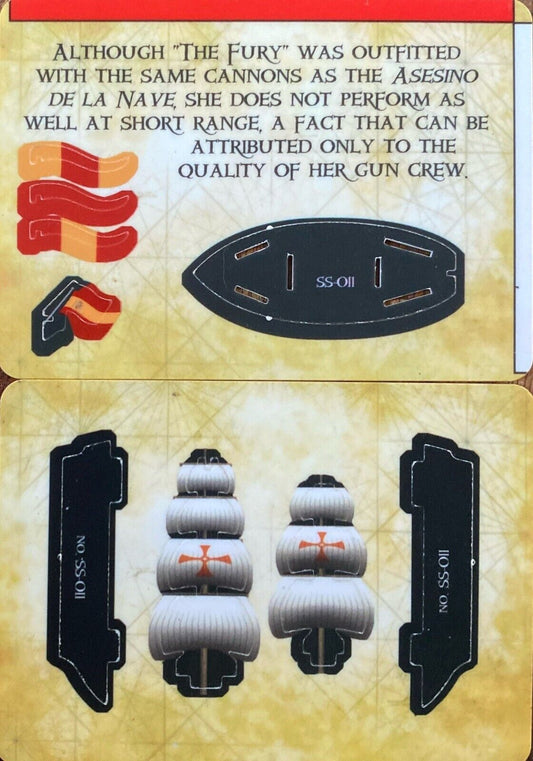 WizKids Pirates CSG of the Spanish Main SS-011 La Furia
