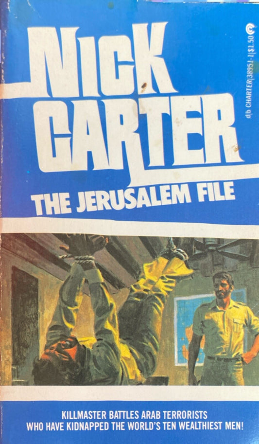 The Jerusalem File by Nick Carter 1975 Charter Paperback Killmaster