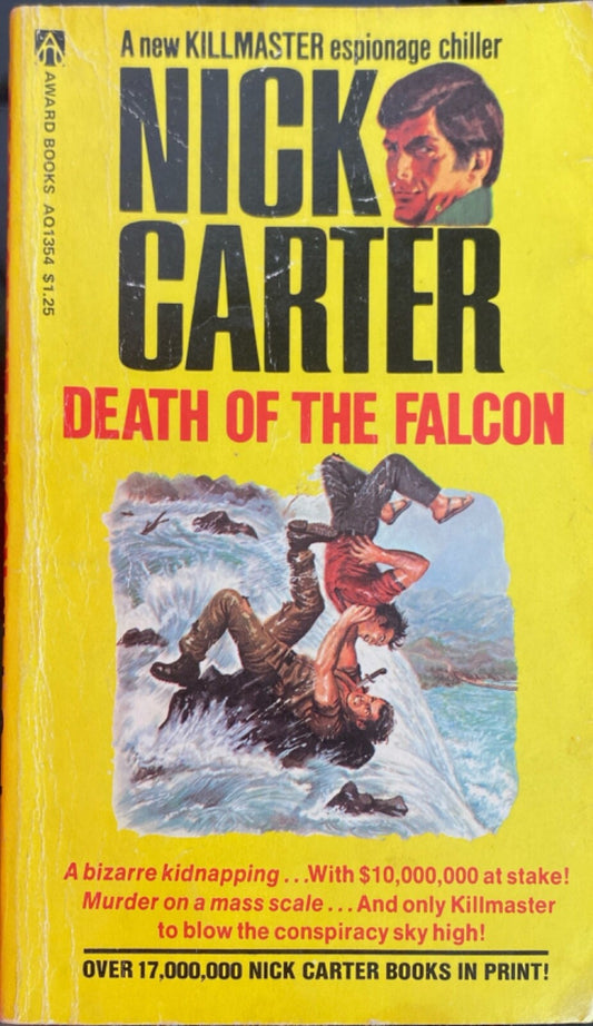 Death of the Falcon by Nick Carter 1974 Award Books Paperback Killmaster