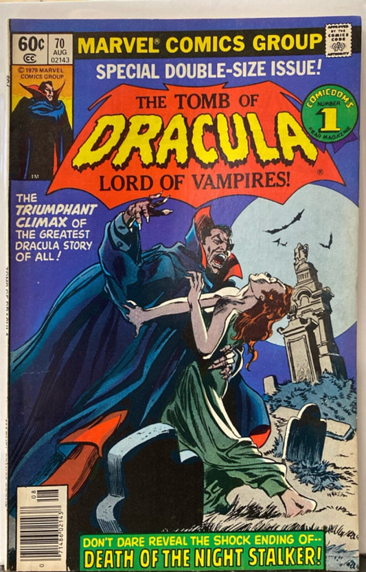 Marvel Comics Tomb of Dracula #70 Bronze Age 1978 Final Issue