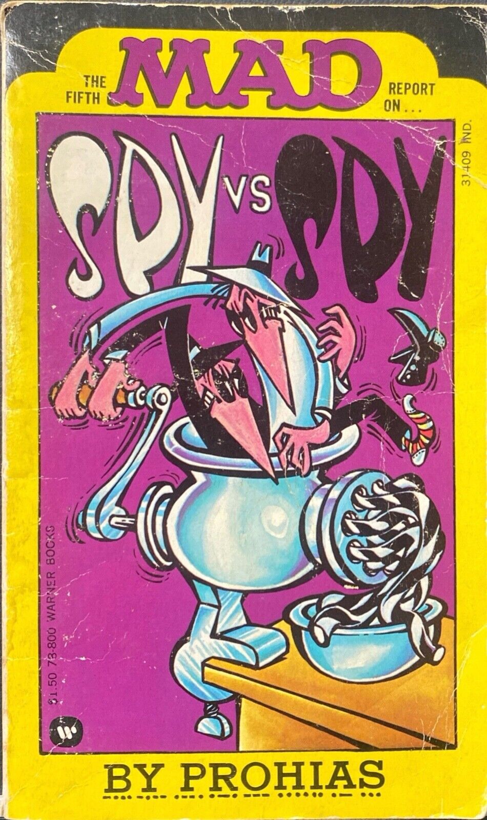 The Fifth Mad Report on Spy vs Spy by Proias 1978 Warner Paperback
