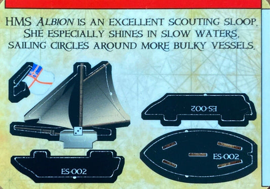 WizKids Pirates CSG of the Spanish Main ES-002 HMS Albion