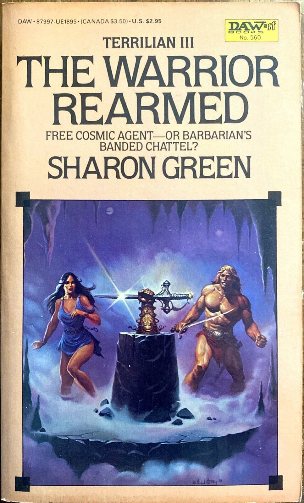 The Warrior Rearmed by Sharon Green 1984 Daw UE1895 Paperback
