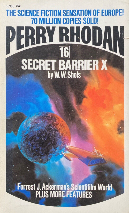 Perry Rhodan 16: Secret Barrier X by W.W. Shols 1972 Ace Paperback