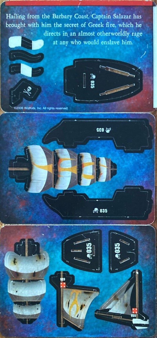 WizKids Pirates CSG of Davy Jones' Curse 035 Dragon's Breath Unpunched