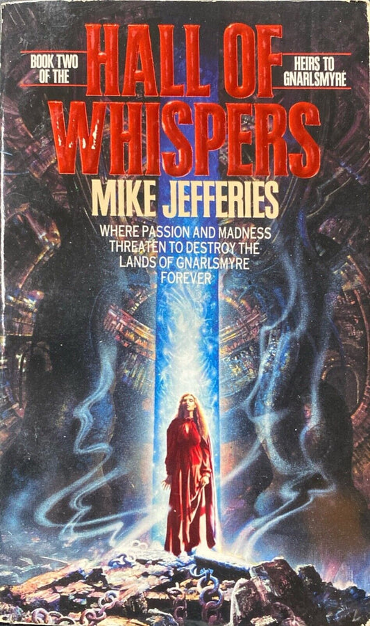 Hall of Whispers by Mike Jefferies 1992 Harper Paperback Heirs of Gnarlsmyre