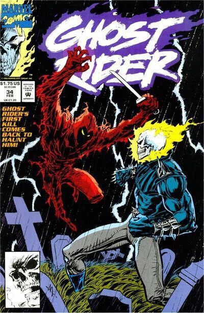 Marvel Comics Ghost Rider #34 Modern Age 1993