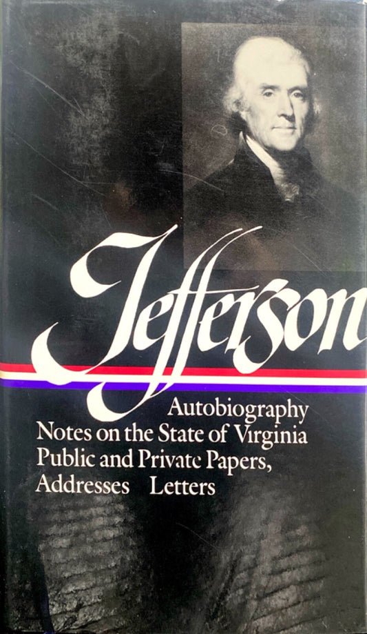 Thomas Jefferson: Writings 1984 Library of America Hardcover