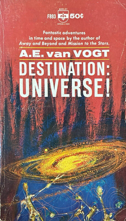 Destination: Universe! by A.E. Van Vogt 1974 Berkley Medallion F893 Paperback
