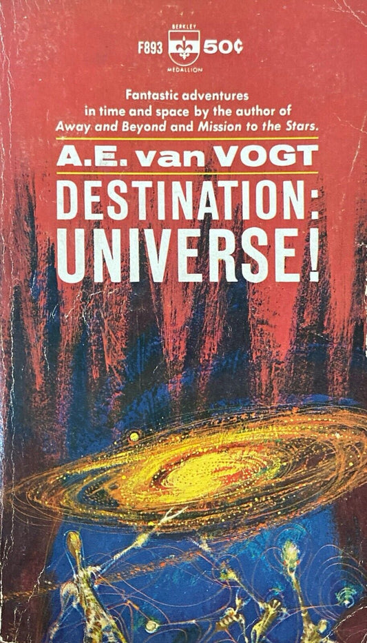 Destination: Universe! by A.E. Van Vogt 1974 Berkley Medallion F893 Paperback