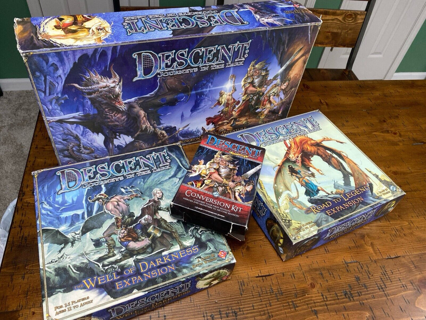 Descent: Journeys in the Dark + Road to Legend + Well of Darkness + Conversion