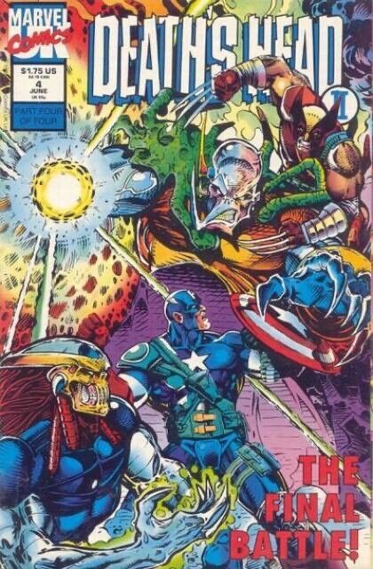 Marvel Comics UK Death's Head II #1-4 Modern Age 1992 Complete