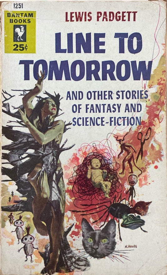 Line to Tomorrow by Lewis Padgett 1954 Bantam 1251 Paperback First