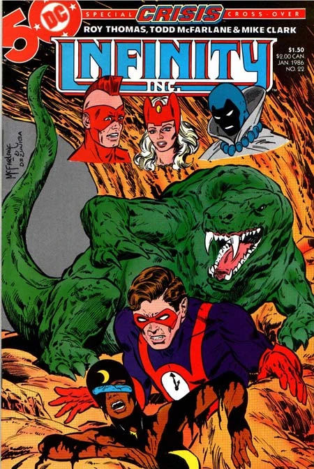 DC Comics Infinity Inc. #22 Copper Age 1986 McFarlane