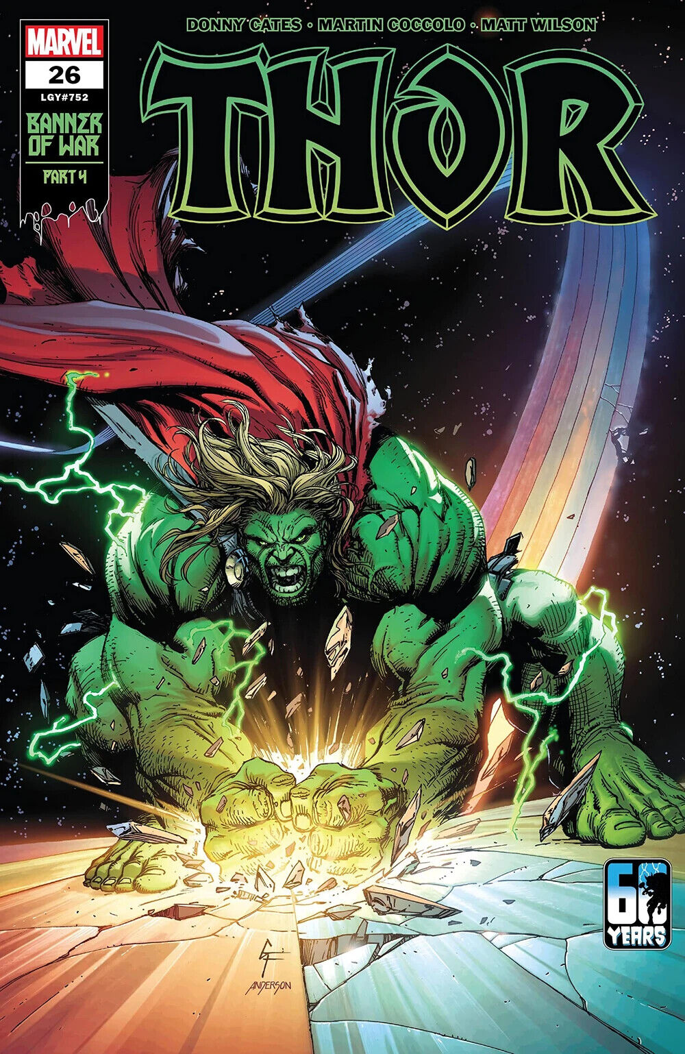 Marvel Comics Thor #26 Legacy #752 Modern Age 2022 Banner of War