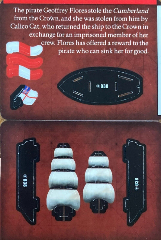 WizKids Pirates CSG of the Crimson Coast 038 HMS Cumberland