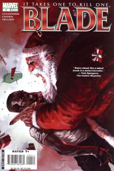 Marvel Comics Blade #4 Modern Age 2007 Santa