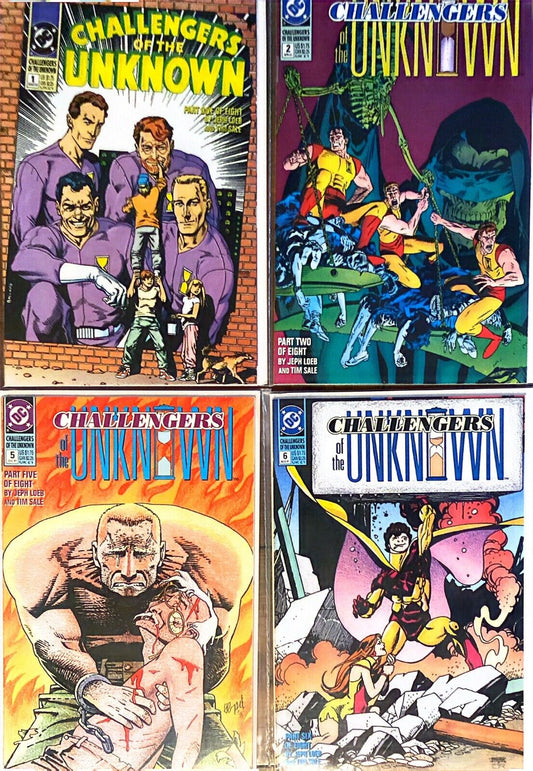 DC Comics Challengers of the Unknown #1-8 Copper Age 1991 Complete Loeb Sale