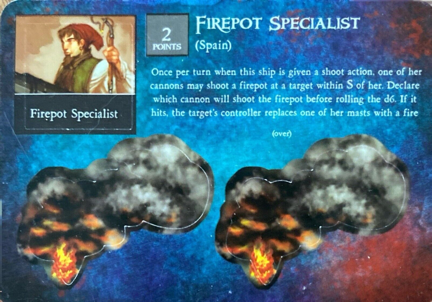 Pirates CSG of Davy Jones' Curse 075 Firepot Specialist (Spain) Unpunched