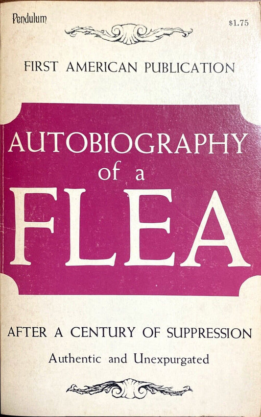 Autobiography of a Flea by Anonymous 1968 Pendulum Paperback