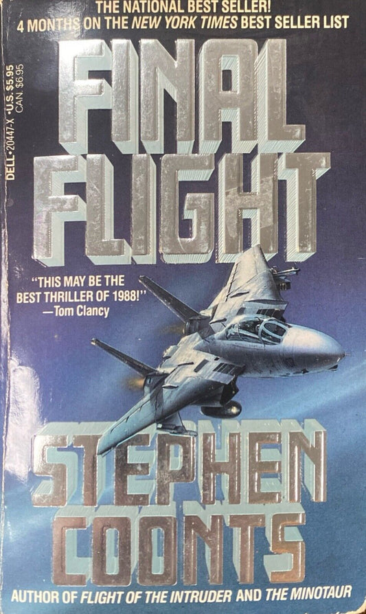 Final Flight by Stephen Coonts 1989 St. Martin's Press Paperback