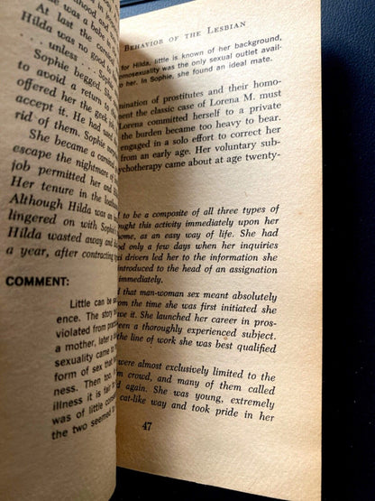 Sex Behavior of the Lesbian by Lucius B. Steiner 1964 Viceroy VP-111 Paperback