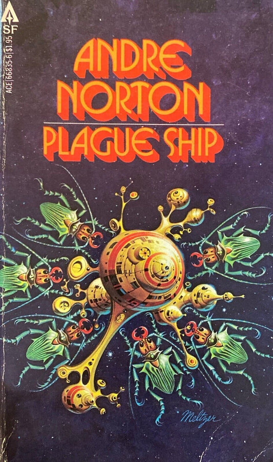 Plague Ship by Andre Norton c.1980 Ace Paperback