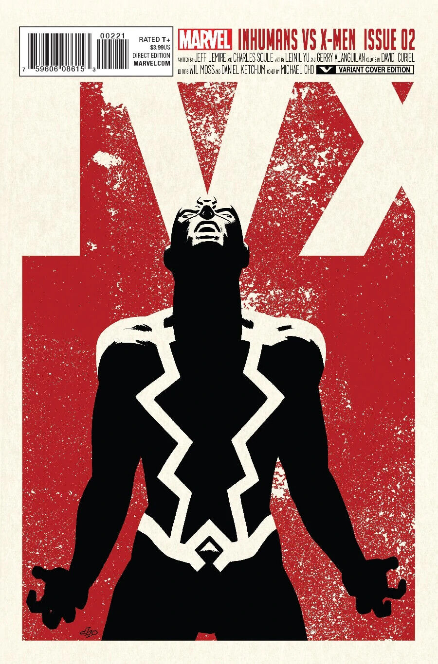 Marvel Comics Inhumans vs. X-men (IVX) #2 Modern Age 2017 Cho Variant