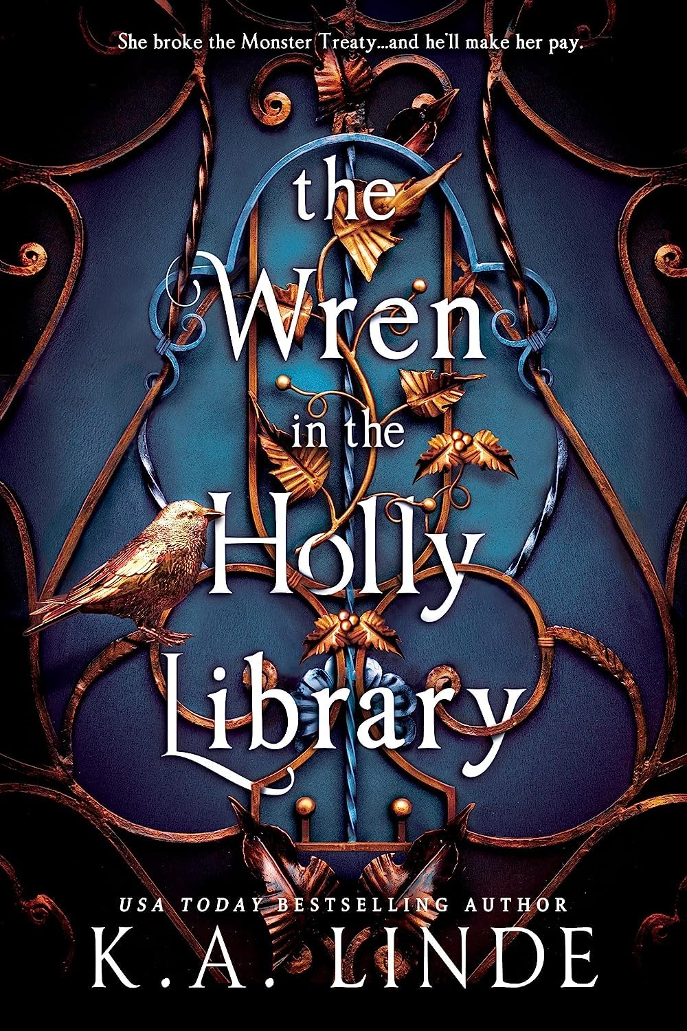 The Wren in the Holly Library by K.A. Linde 2024 Hardcover