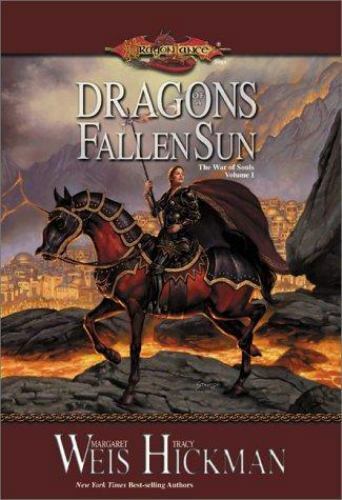 Dragons of a Fallen Sun by Margaret Weis & Tracy Hickman 2001 Paperback